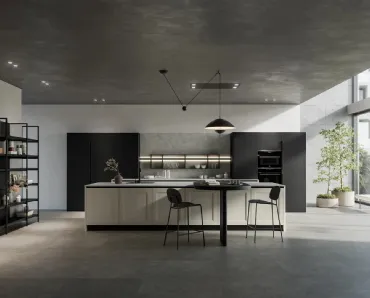 Cucina Moderna con isola Meg 01 di Arredo3